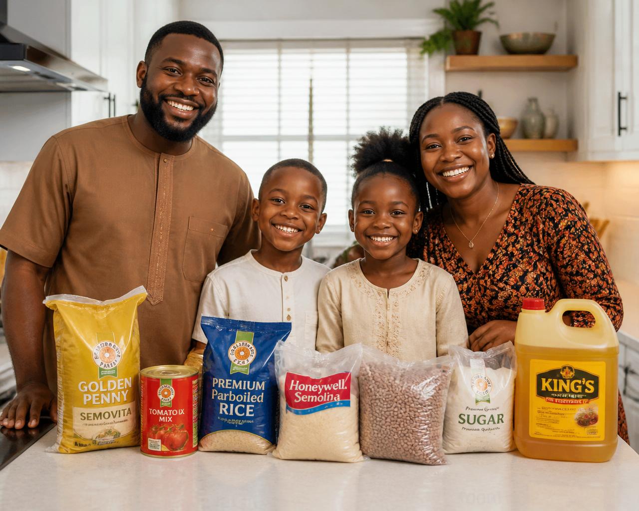 Family with Speeddi staples